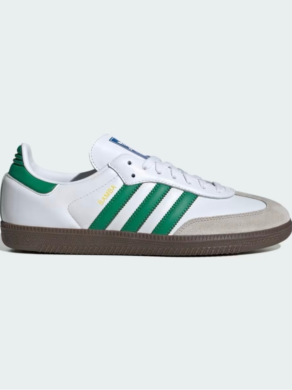 Adidas Originals Samba OG Footwear White Green IG1024 Brand New Sneakers